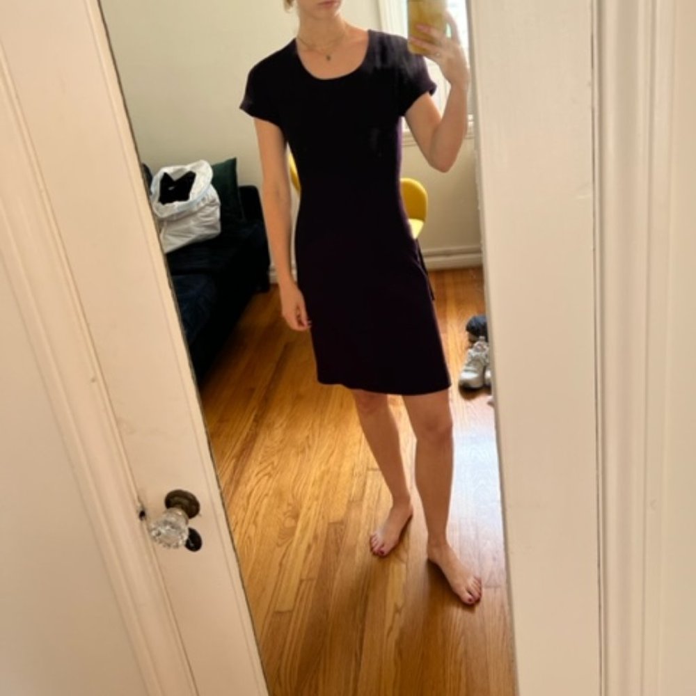 Bottega Veneta size 6 purple dress